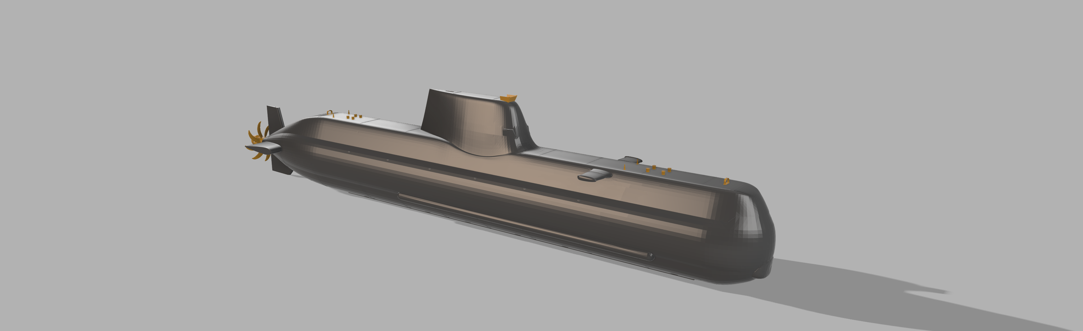 Type214 submarine ~ 170 cm lang