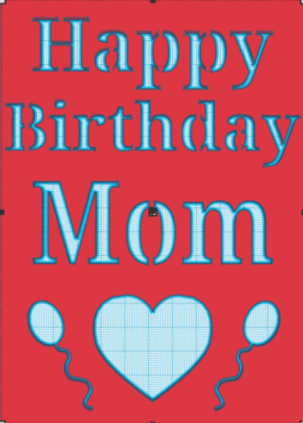 Happy Birthday Mom Card