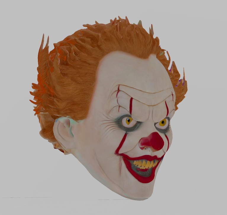 Pennywise head for Halloween decoration