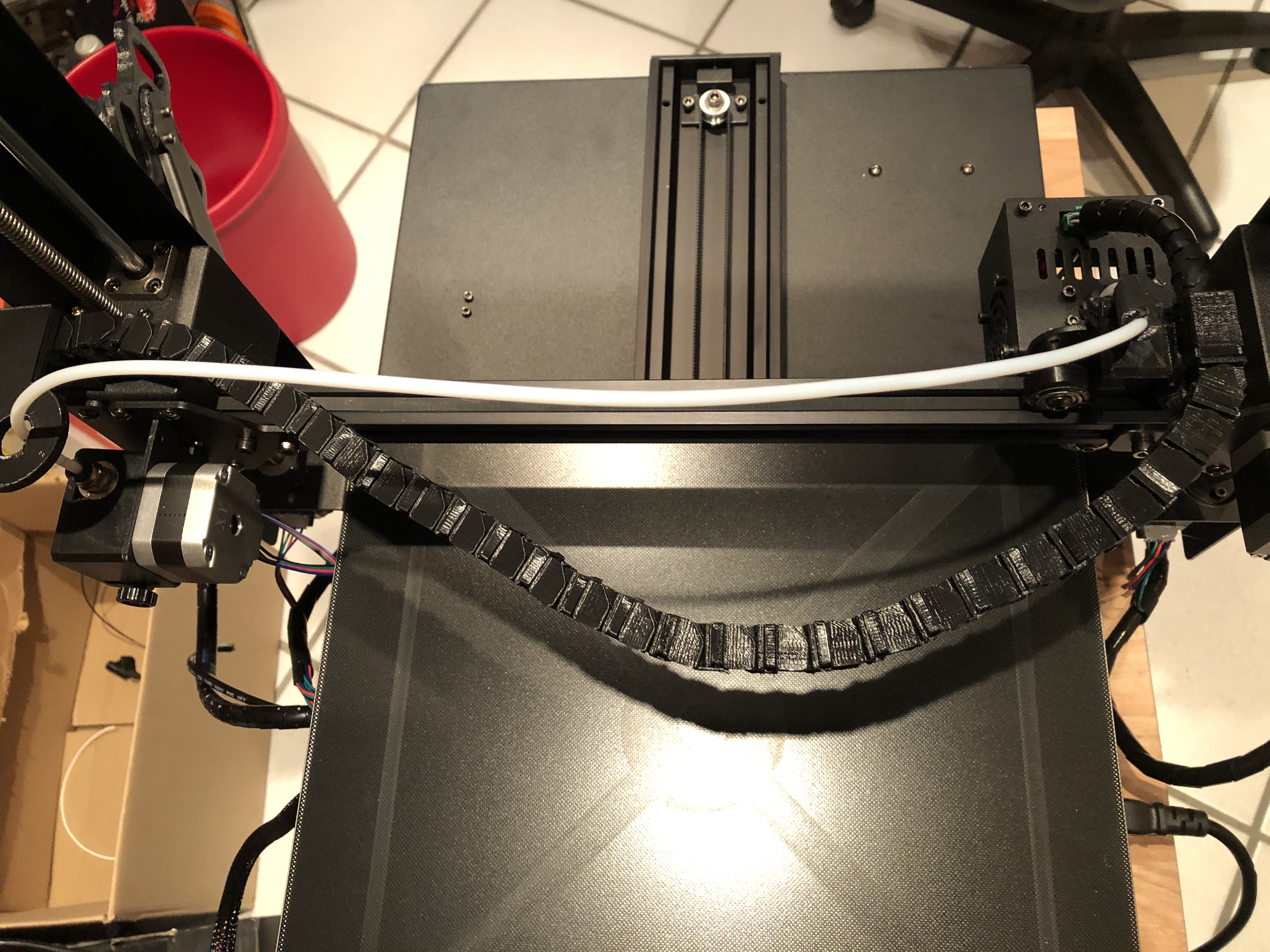 Anycubic Mega x Kabelkette vom Hotend zum Extruder