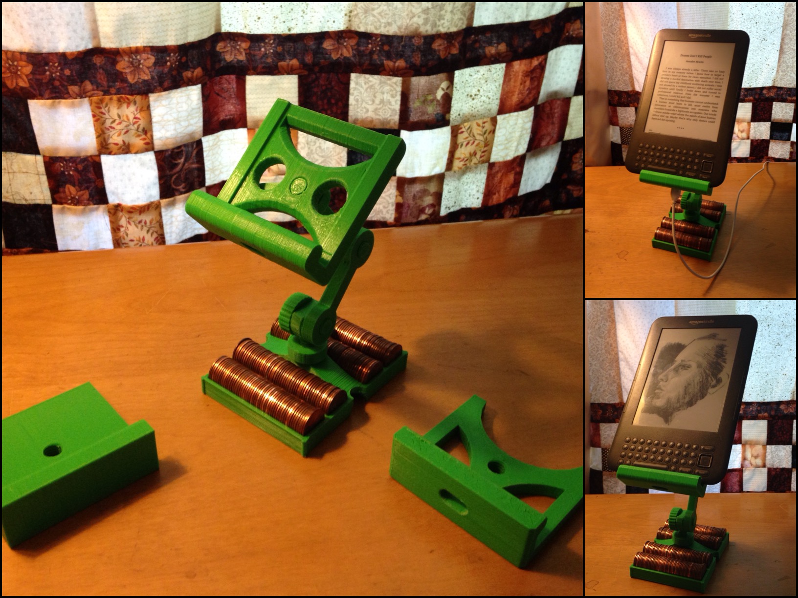 Remix arm mount with weighted base and alternate holders
