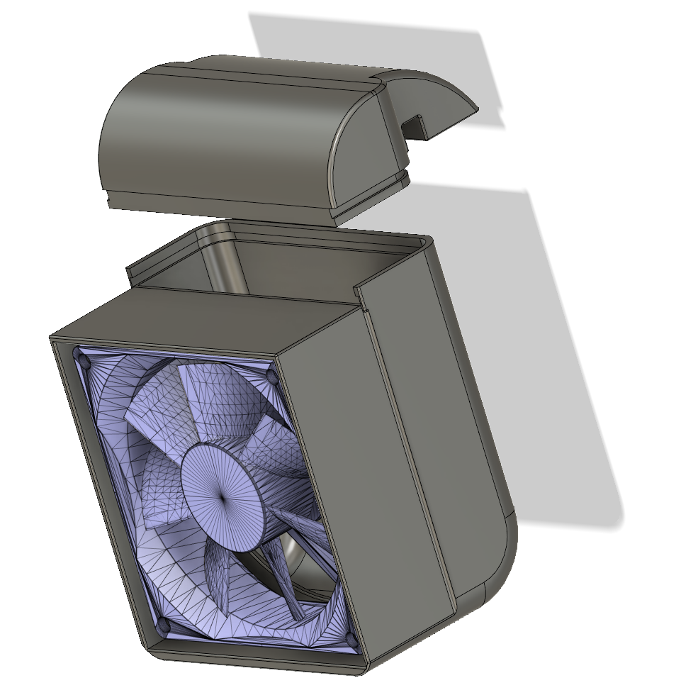 Aquarium Cooler 80mm Fan Mount For 5mm Glass
