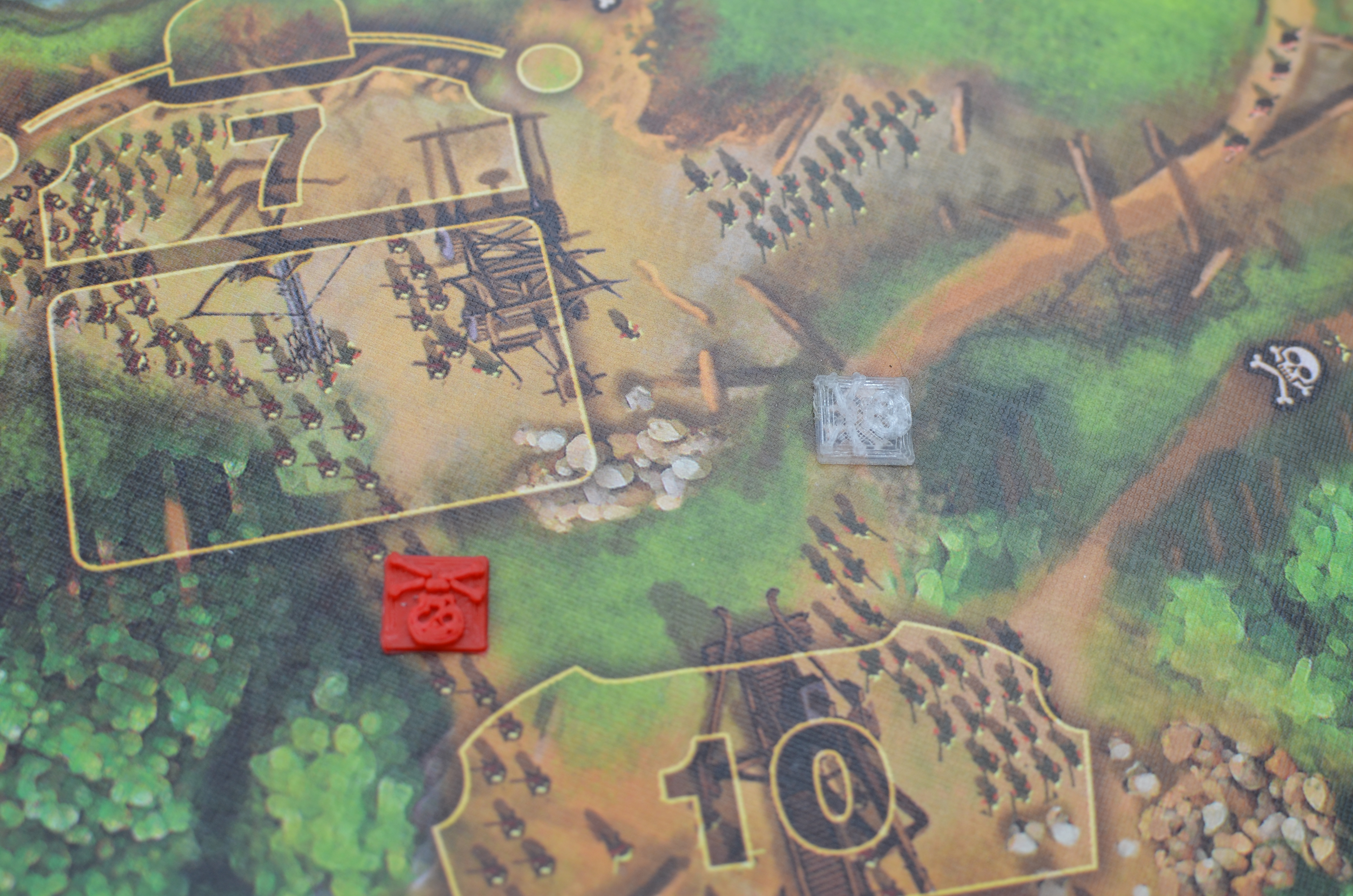 Stronghold - Traps - Boardgame components