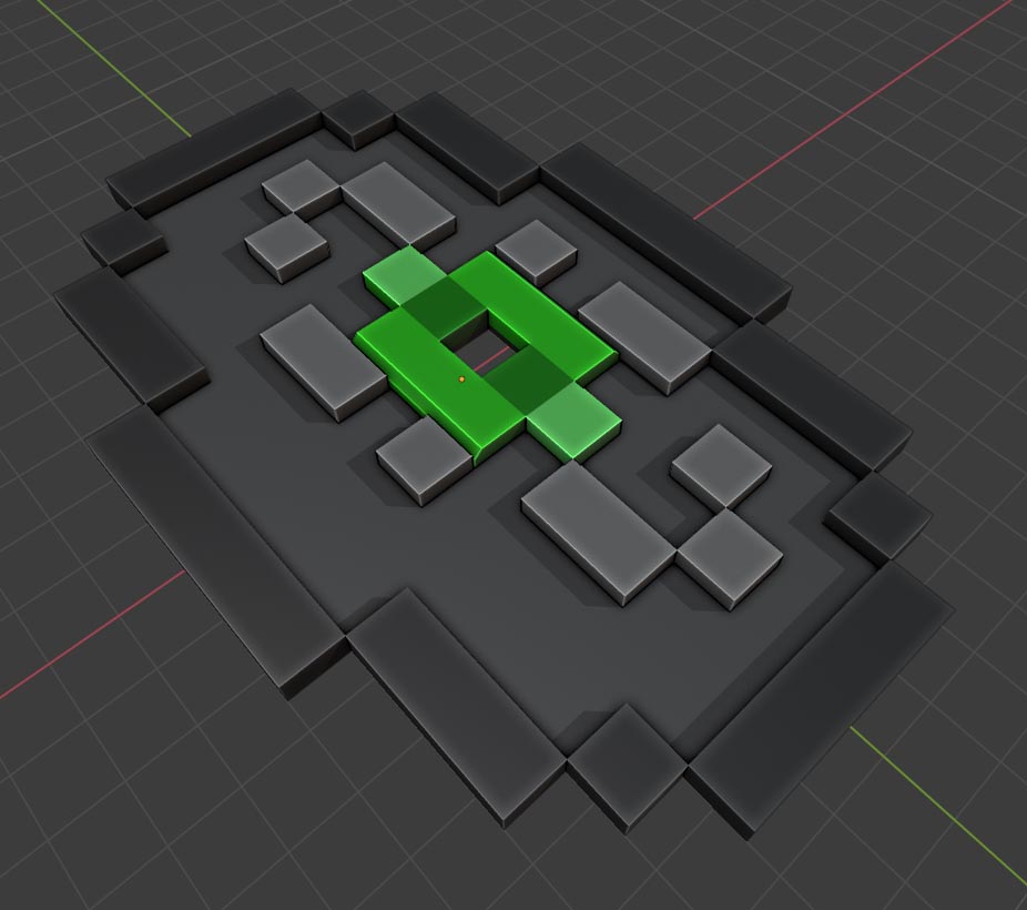 Minecraft Music Disc clean quad geometry