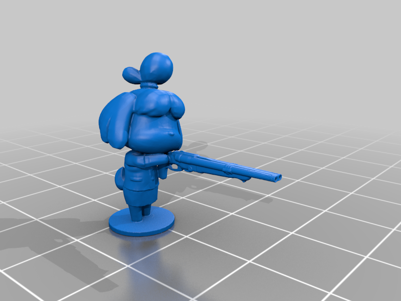 Isabelle with a Shotgun