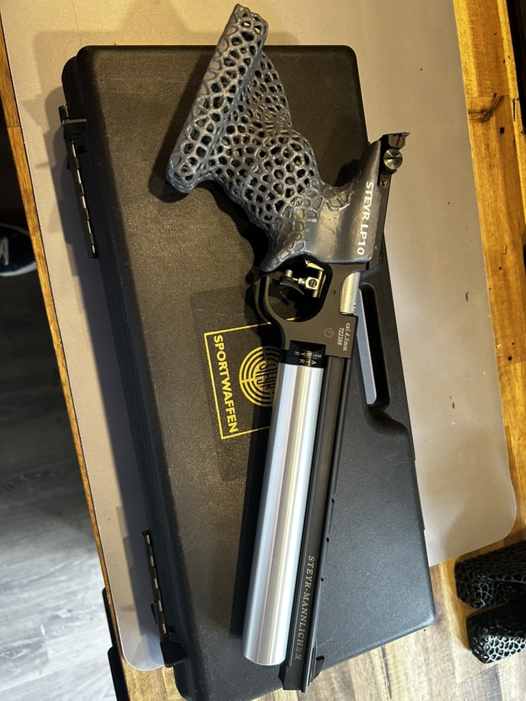 Steyr LP10 Large Grip Voroni Mesh