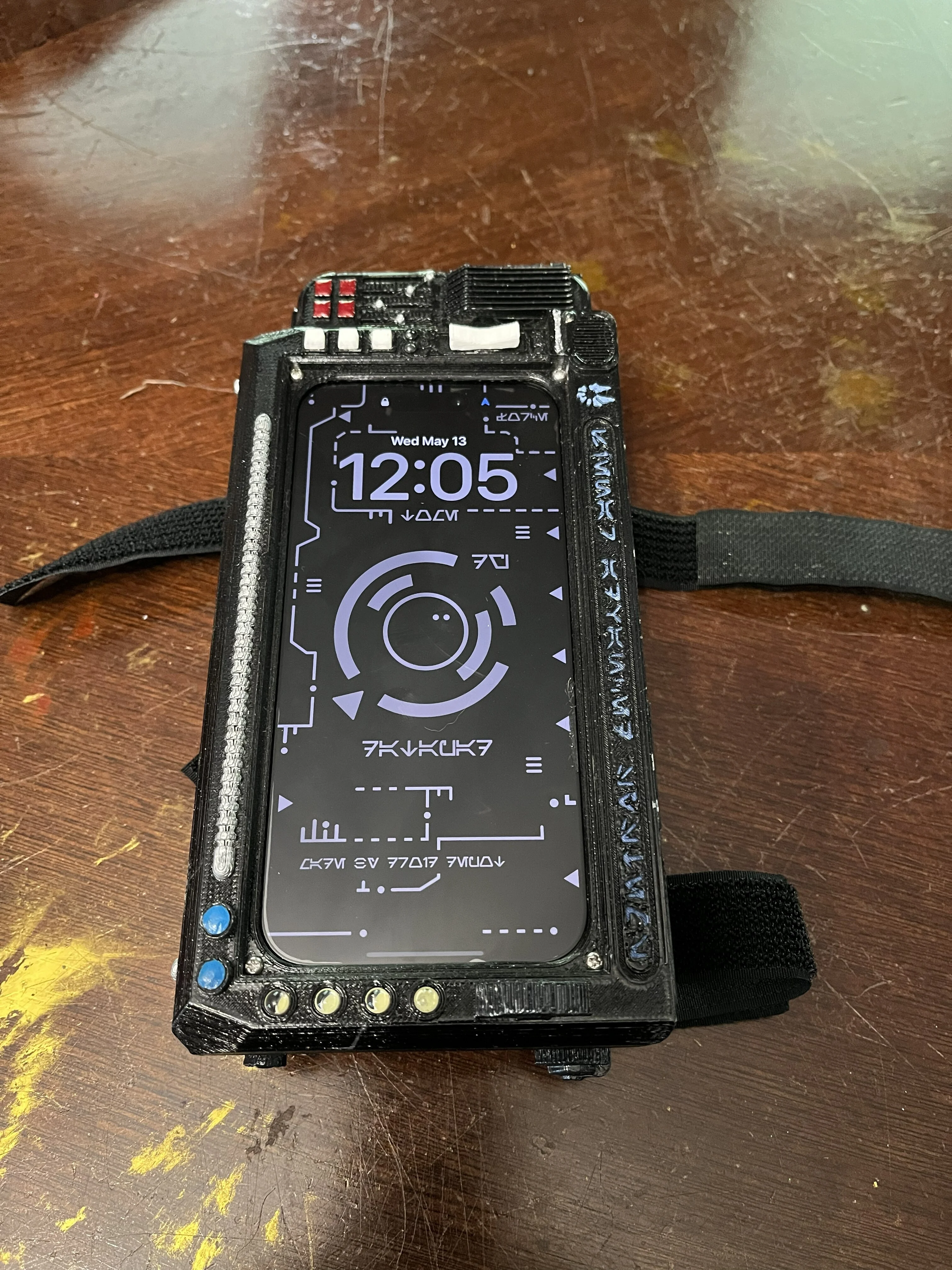 STAR WARS iPhone Wrist Mounted Datapad Case - Remix