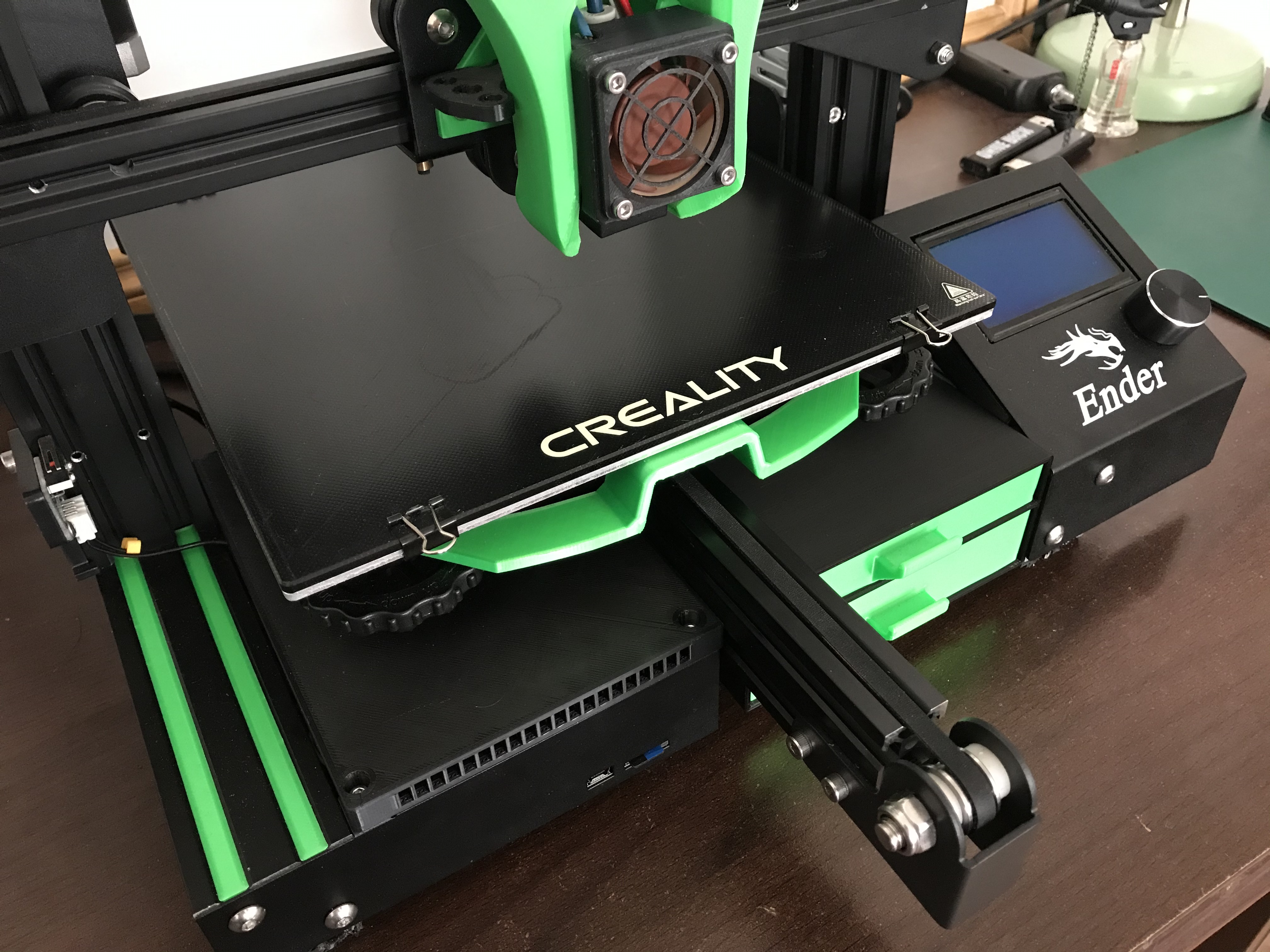 small bed handle ender 3 ( and ender3 V2 )