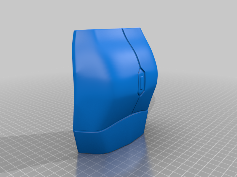 Mandalorian female chest guard