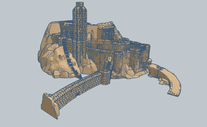 Helms Deep 10mm Scale v2