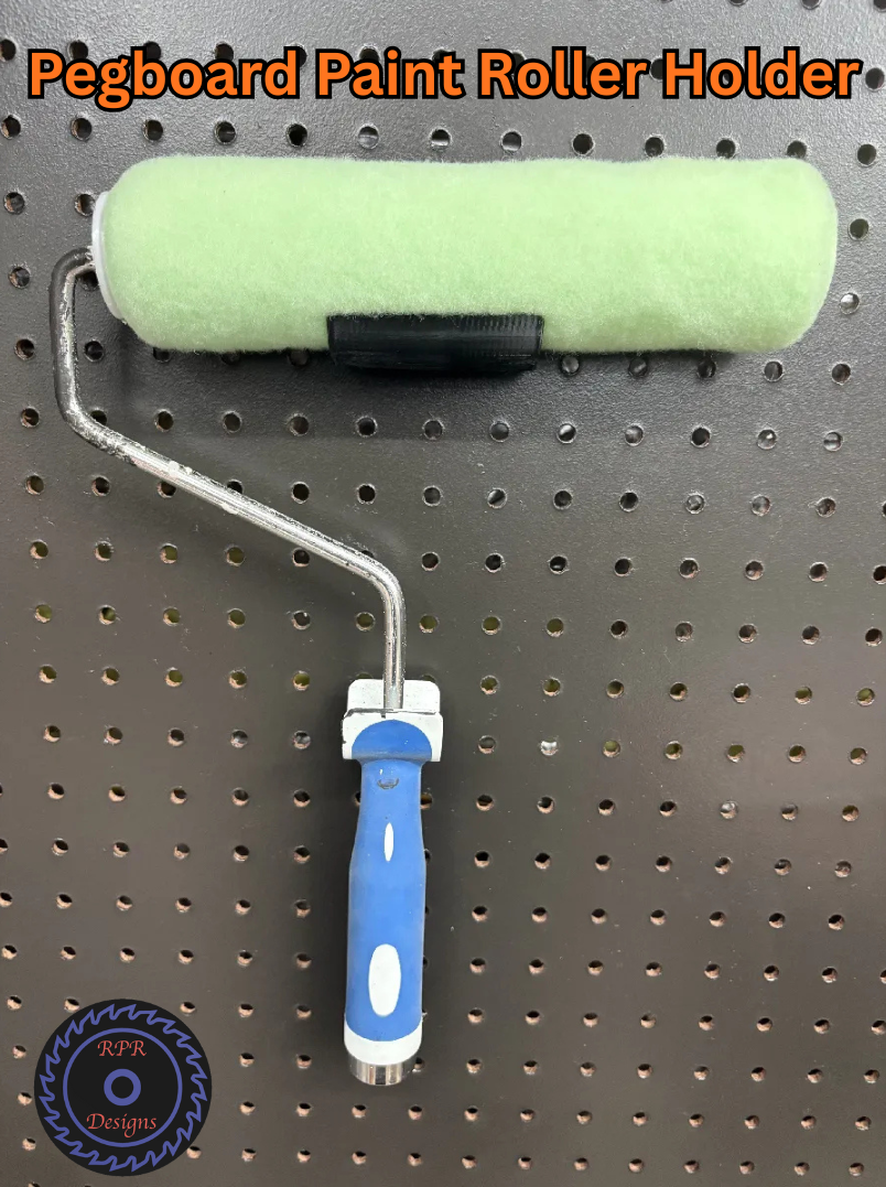Pegboard Paint Roller Holder