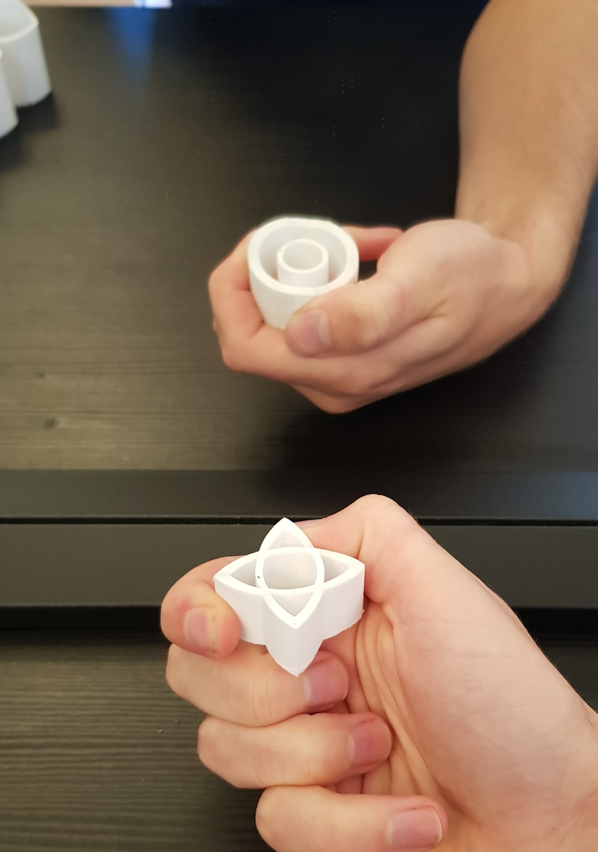 Diamond shape or nested circles? Optical illusion