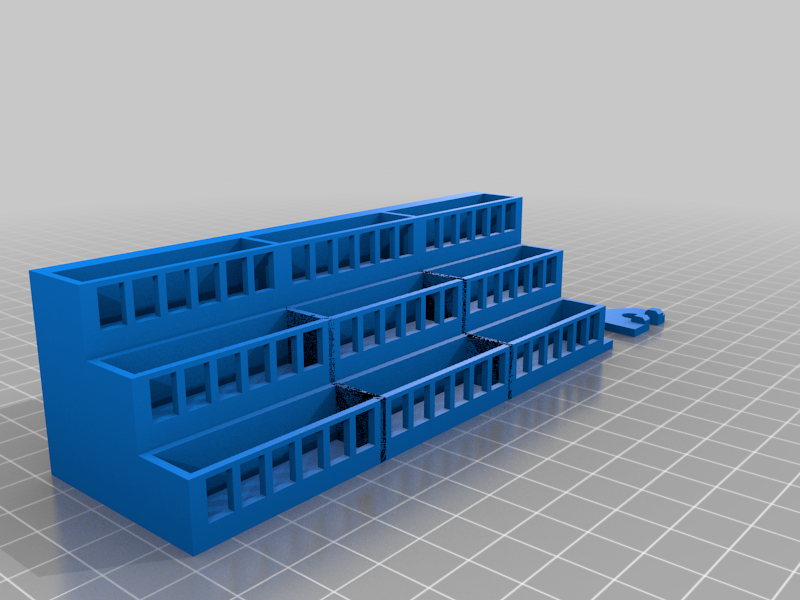 Screwdriver set mount for IKEA SKÅDIS Pegboard