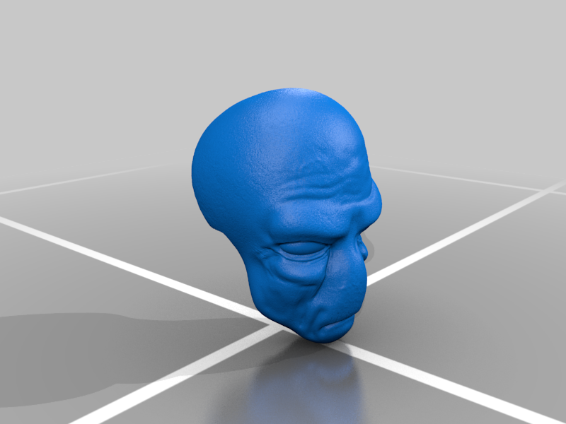 Duros head for star wars figures