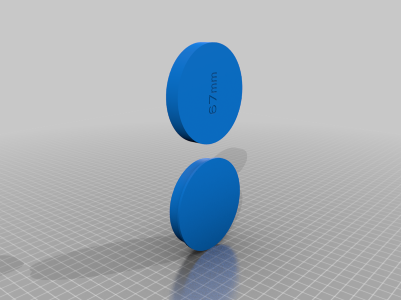 Simple 67mm Filter Case