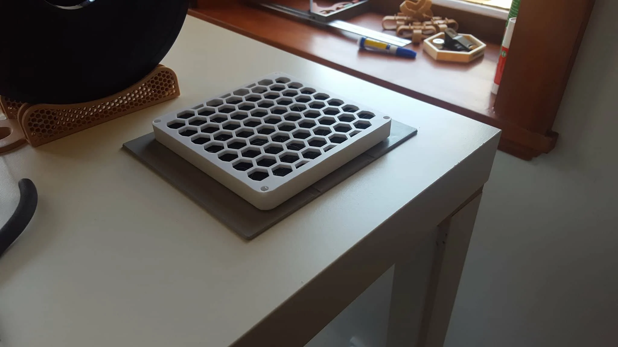 HEPA + Active Carbon Filter -- remix -- lack table depth