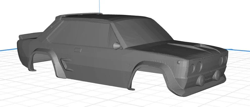 Fiat 131 Abarth Body Car
