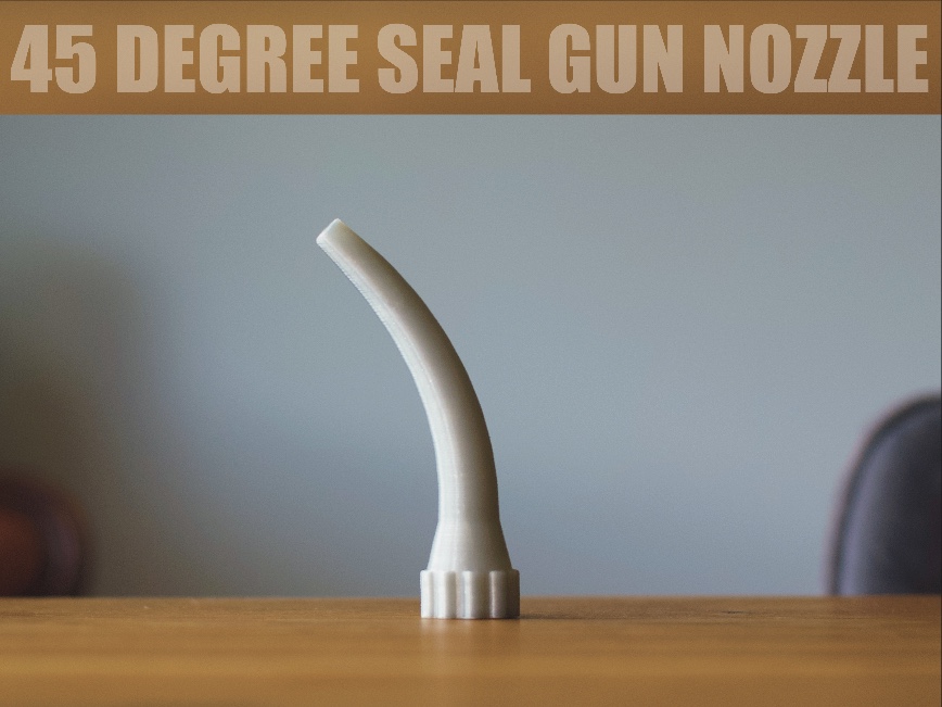 45° Seal gun nozzle