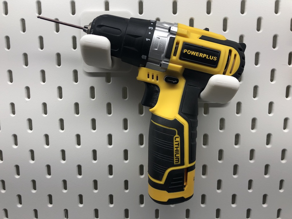 IKEA Pegboard Universal Cordless Drill Holder
