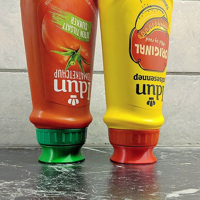 Stålokk til Idun Ketchup og Sennep (Standing Lid for Idun Ketchup)