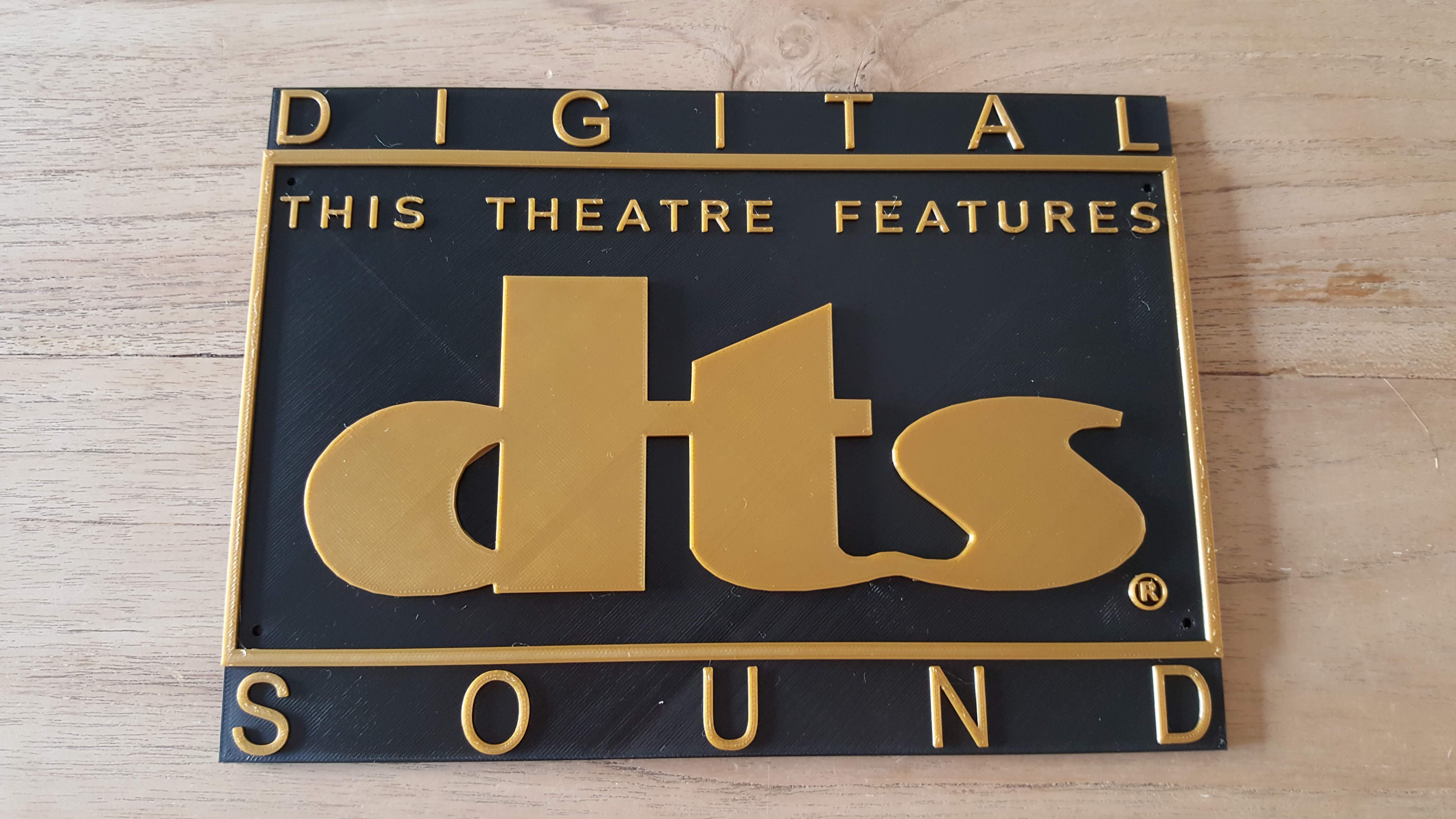 Cinema DTS Sign