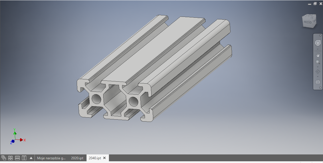 customizable 2040 T6 profile