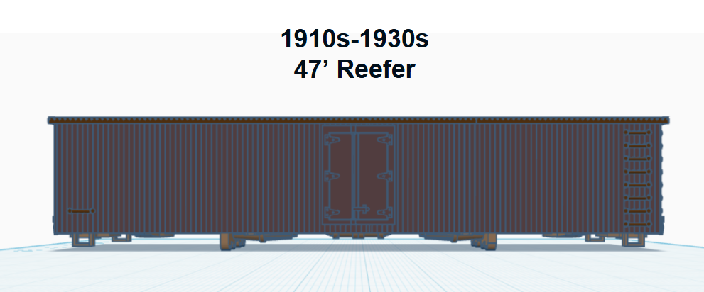 47' Milk Reefer (HO SCALE)