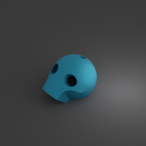 Modern Skull Pendant