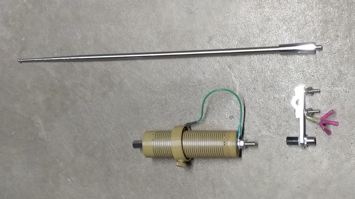 HF Vertical Antenna Freestanding Loading Coil