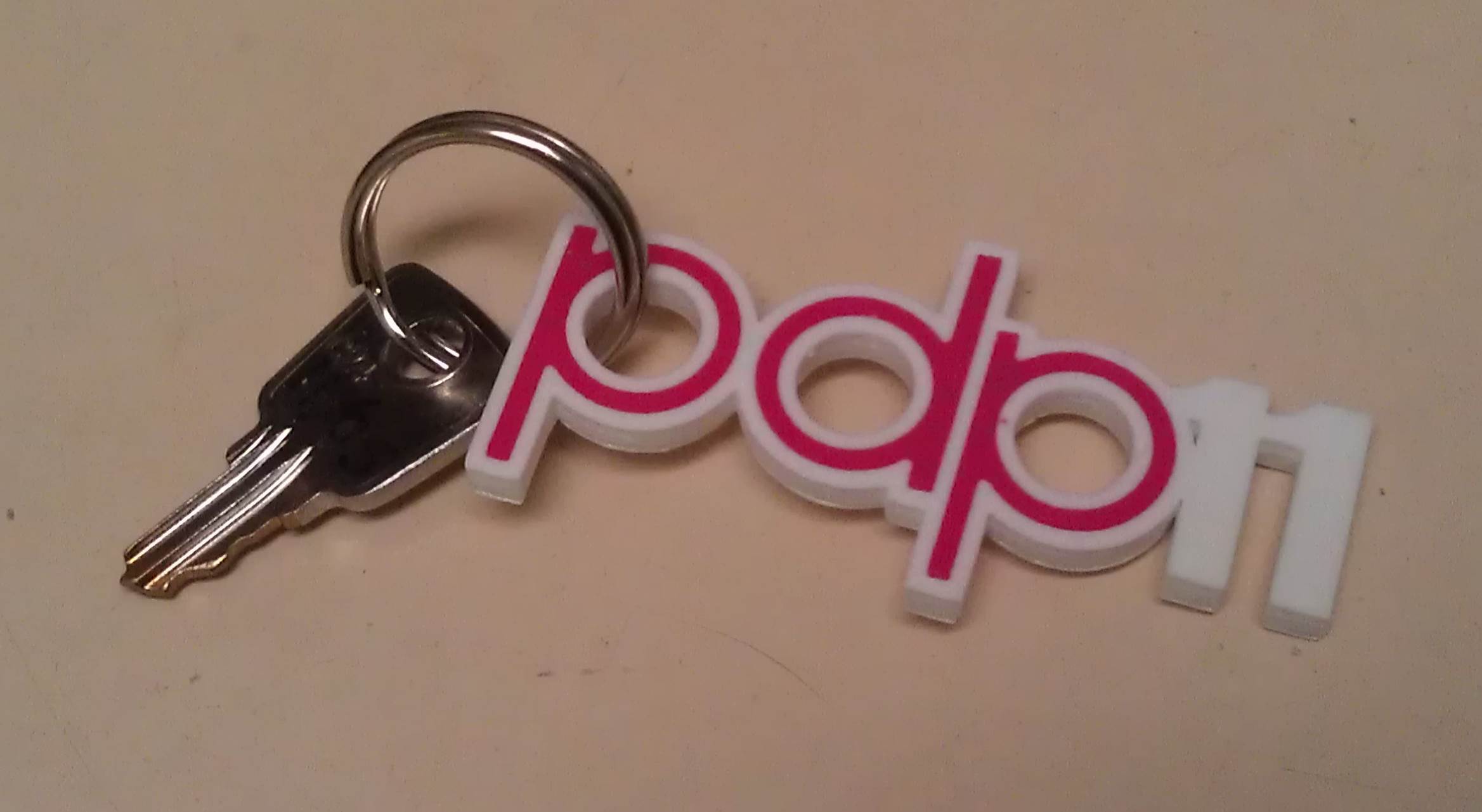DEC PDP-11 keyring keyfob