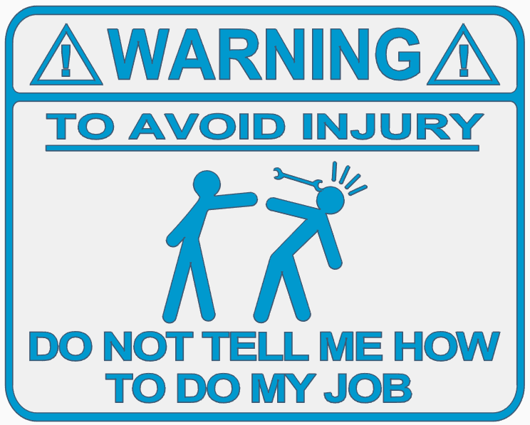 Warning Sign (Wrench Version)