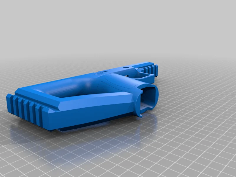 P250 p320 two strut rear facing rail
