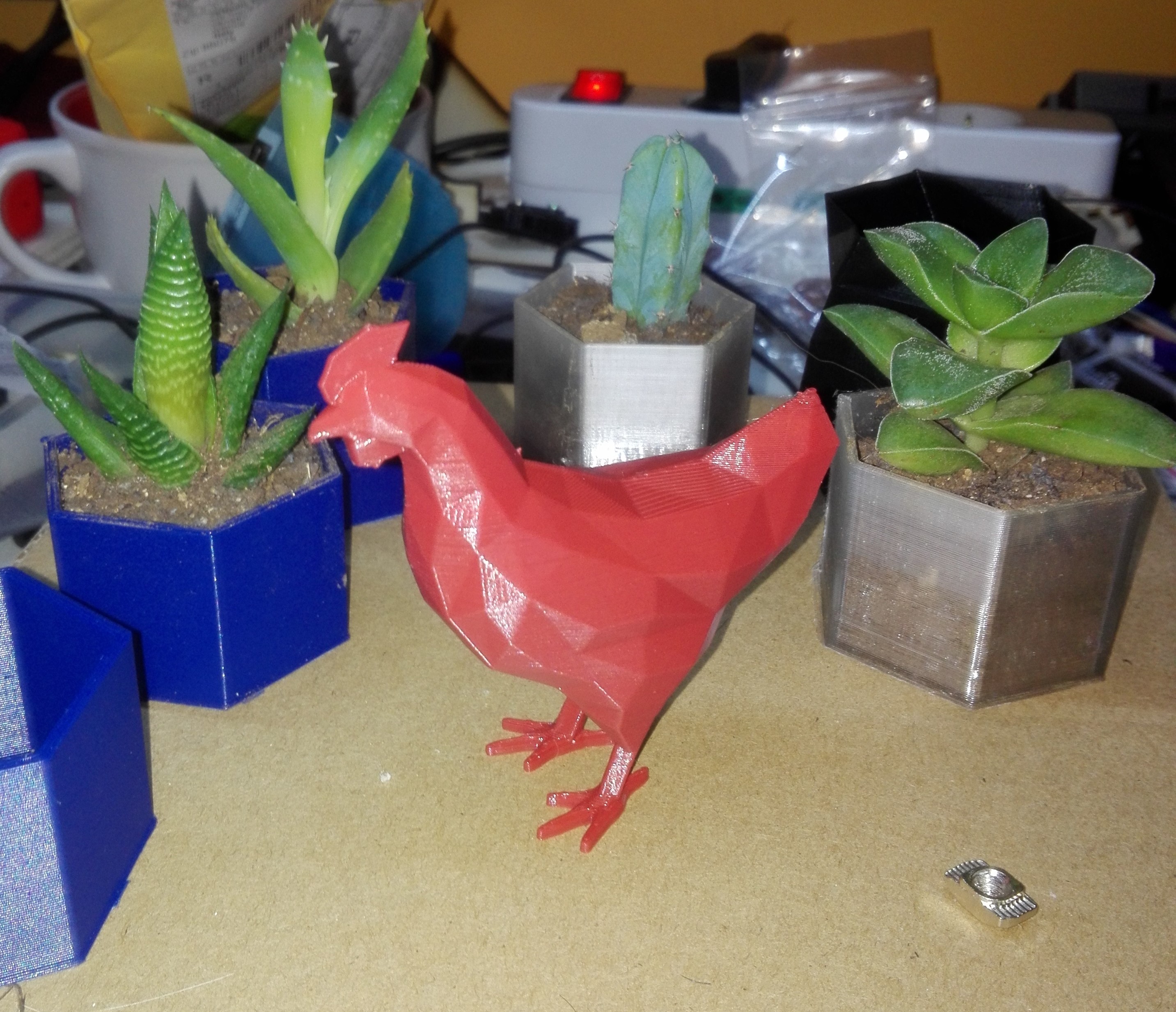 low poly chicken