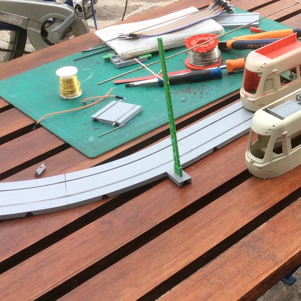 32mm gauge CURVED SnapTrack for Streetcars (O scale)