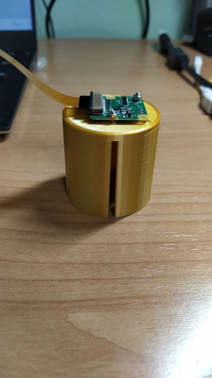 Camera cap for spotting scope