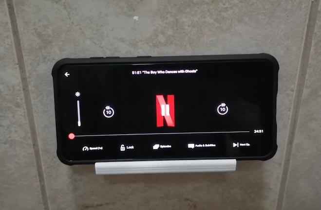 Collapsible Wall Phone Holder