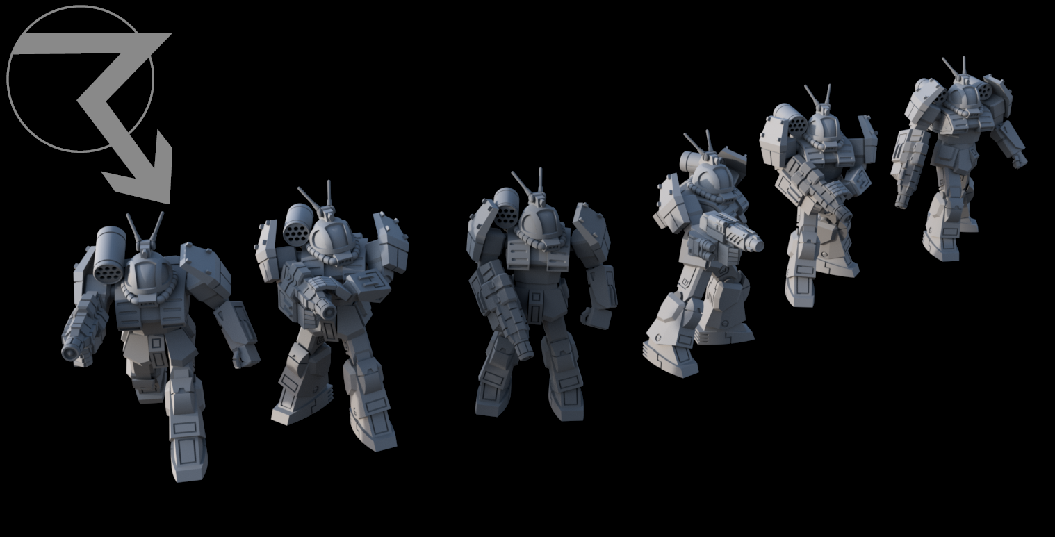American Mecha - Classic Roundfacer Mech
