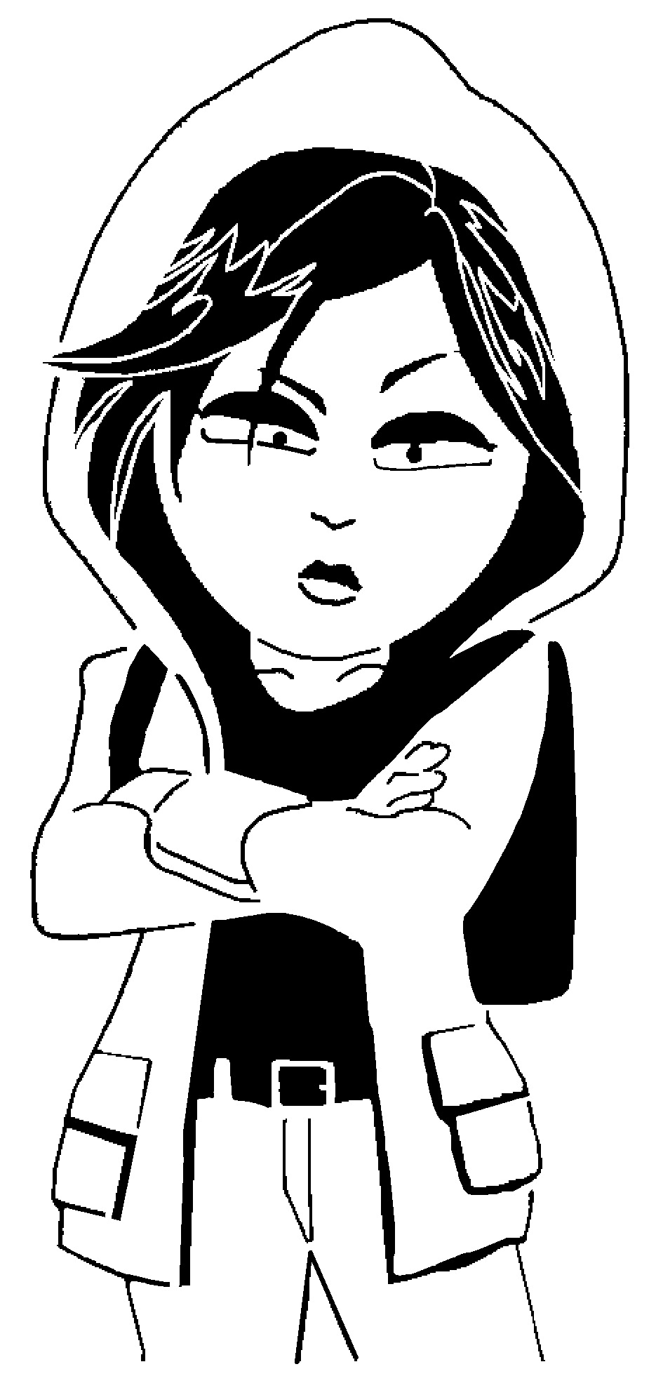 Kenny McCormick stencil 2