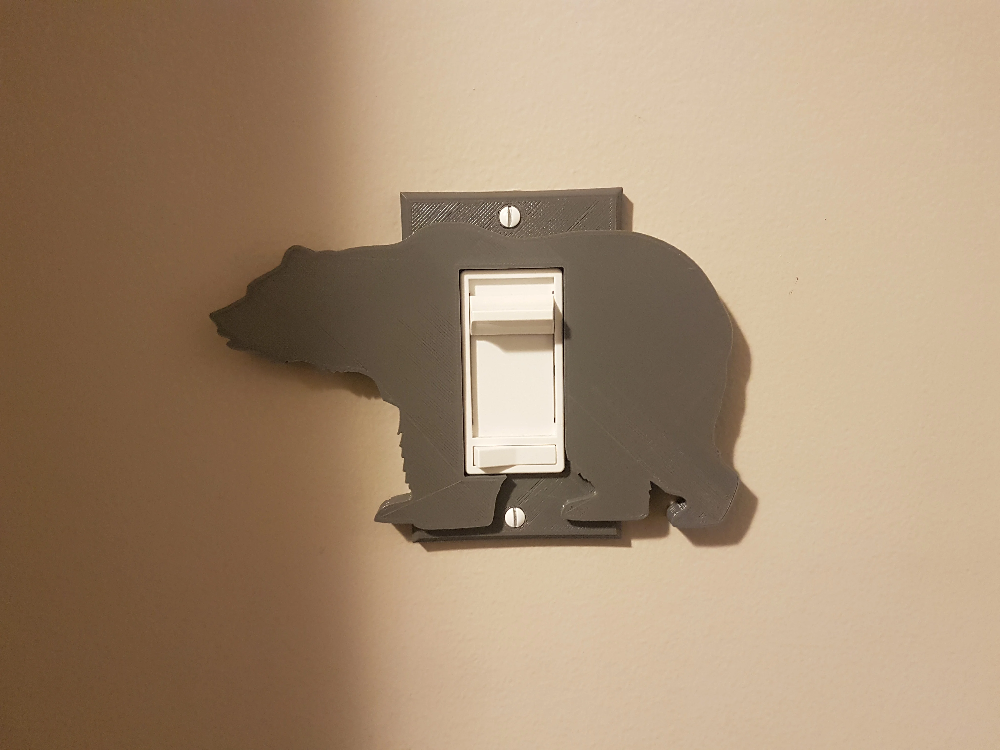 Decora Grizzly Bear Wallplate