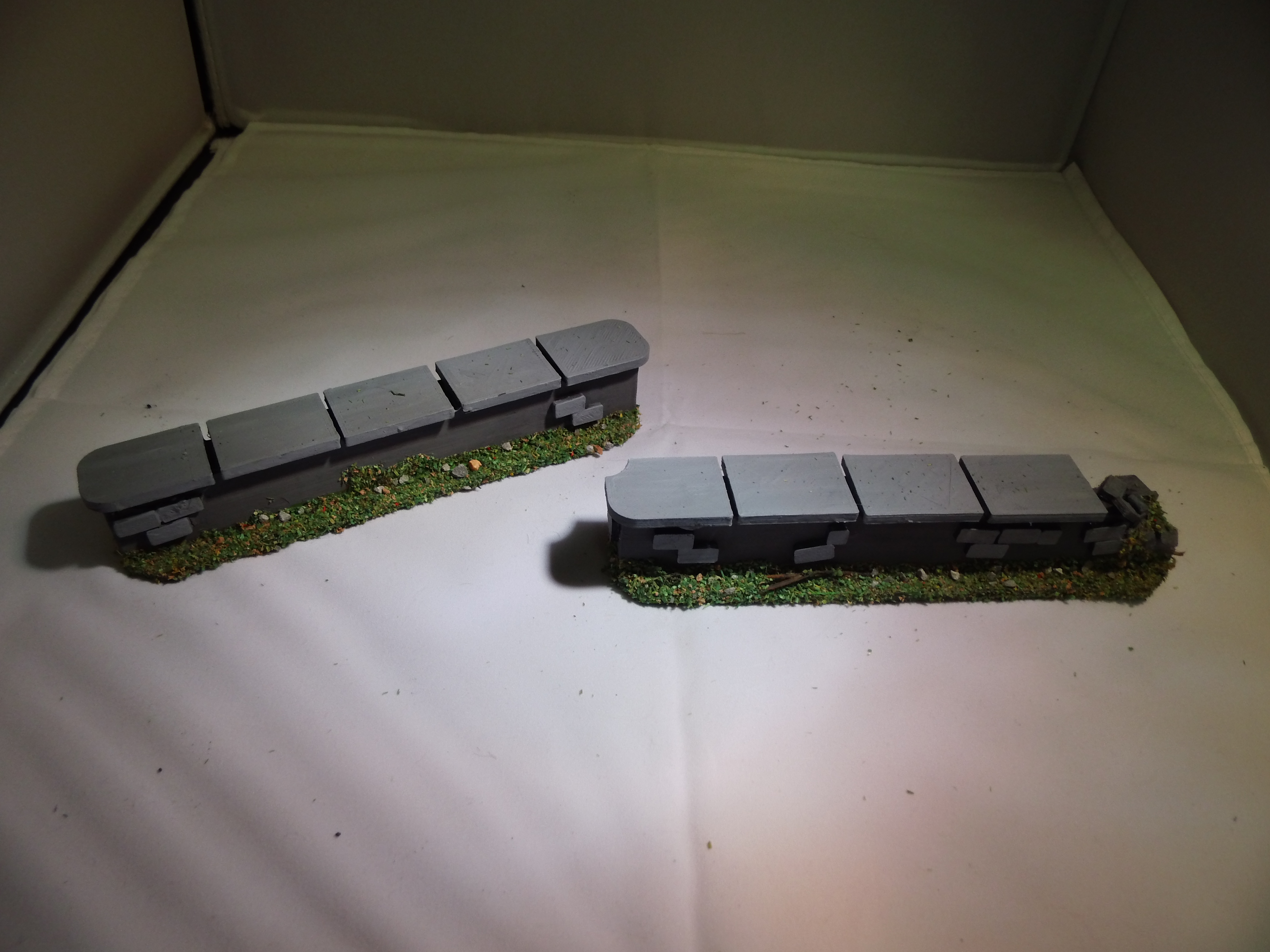 28 mm warhammer scale - stone / brick wall