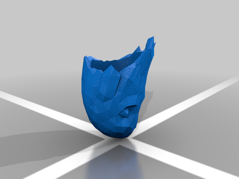 Baby Groot Low Poly Planter