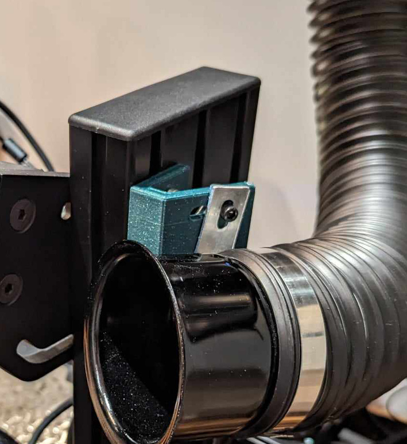 SimLab P1X simrig windsim duct mount