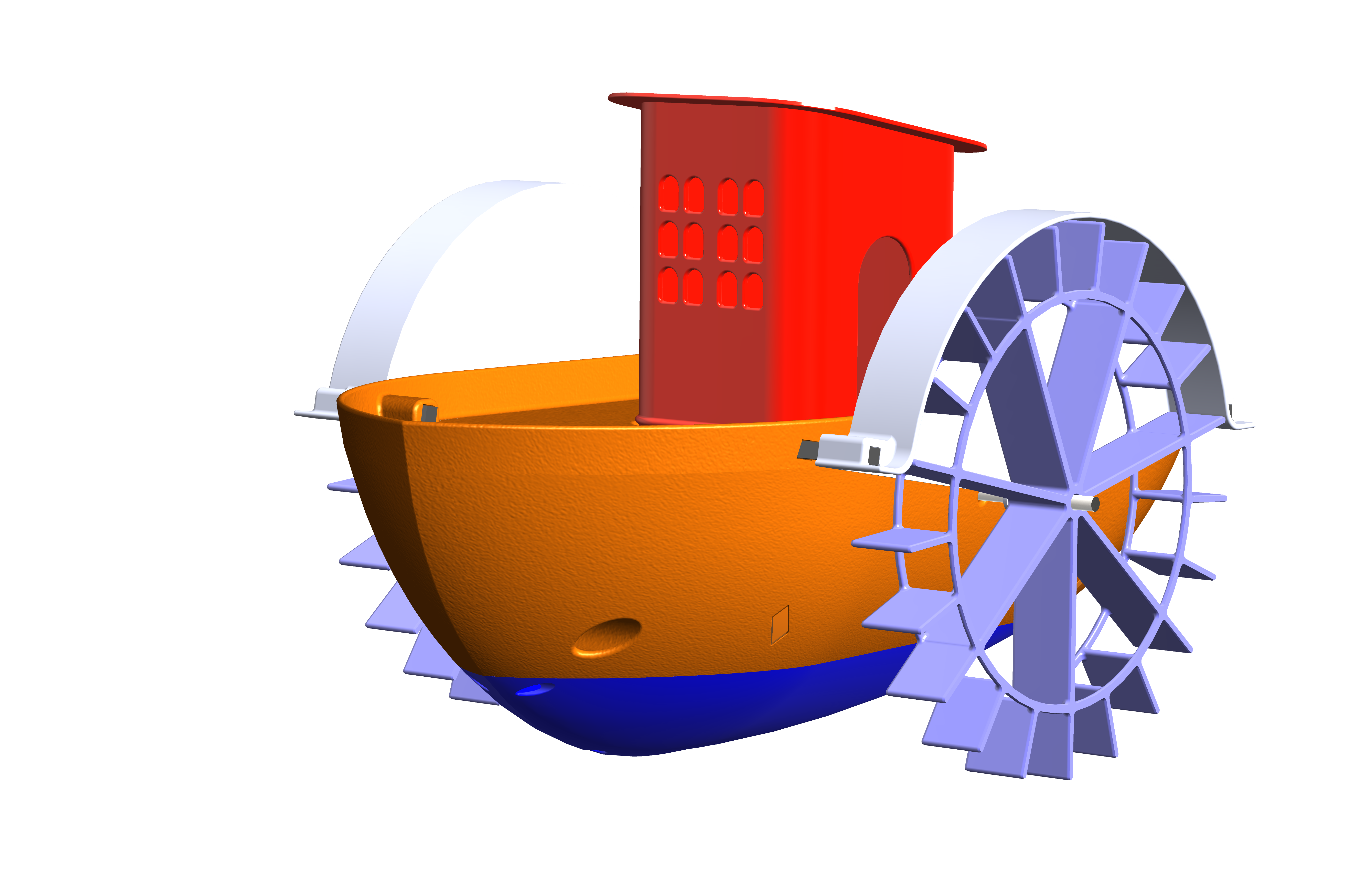 Paddle Steamer Tugboat