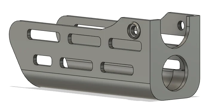 KWA tavor mlok grip with flashlight mount m300v