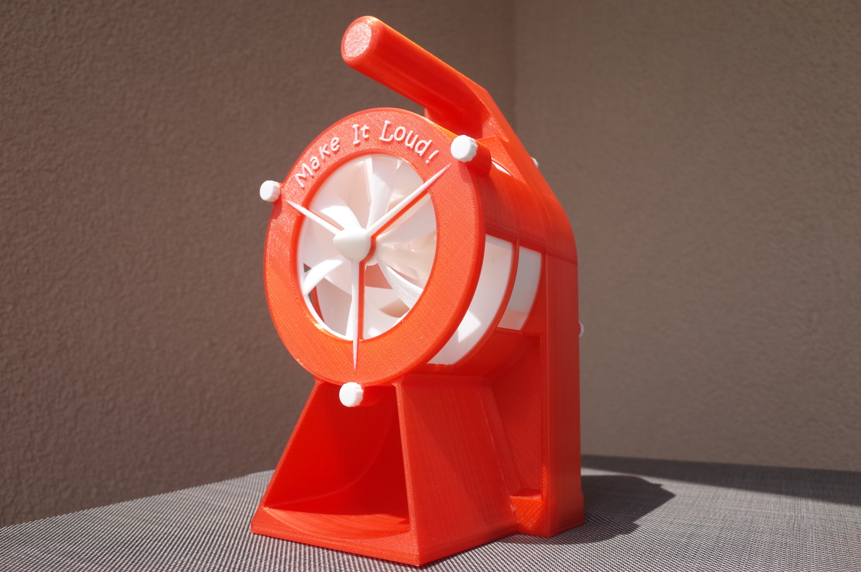 Air Raid Siren - hand crank version 2