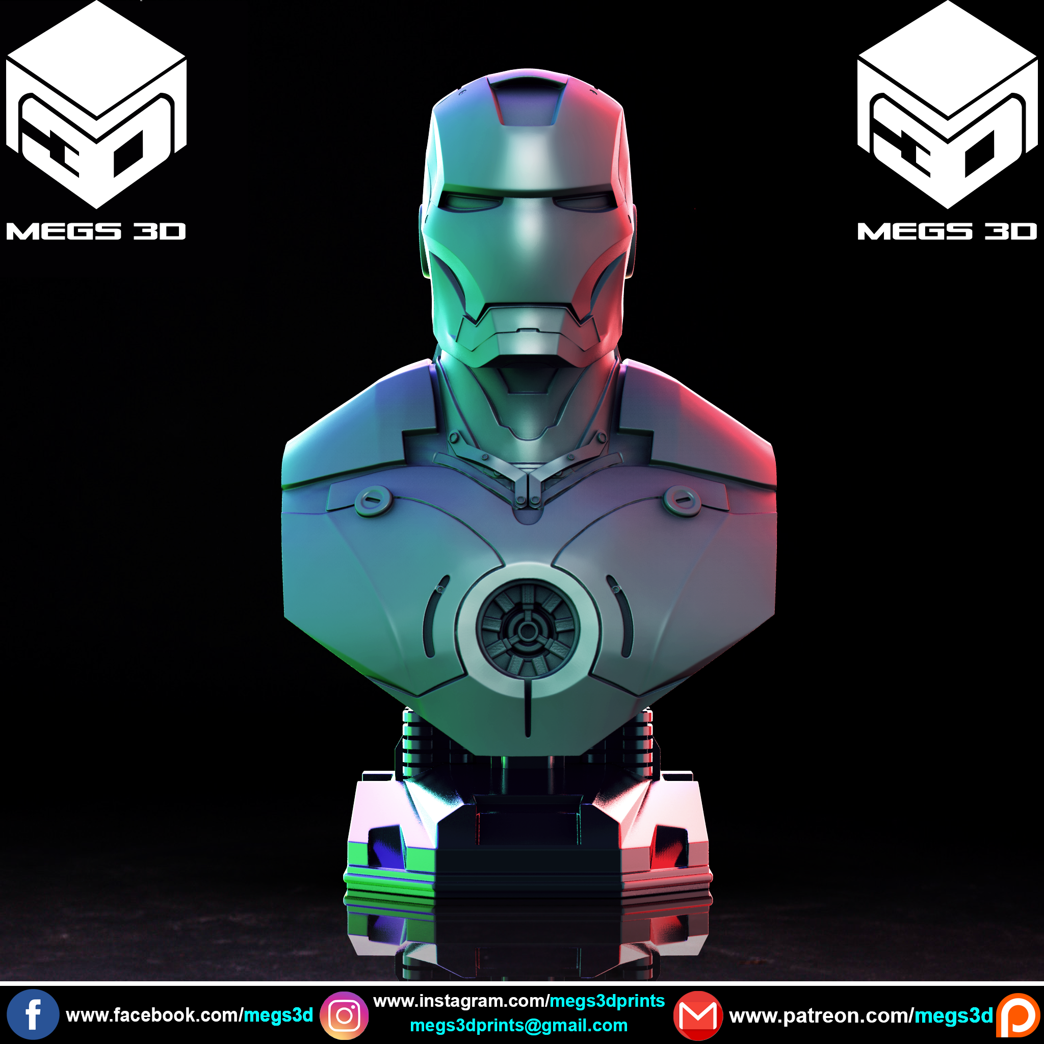 IRON MAN bust