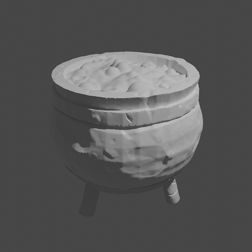Large Cauldron scaled for 28mm tabletop