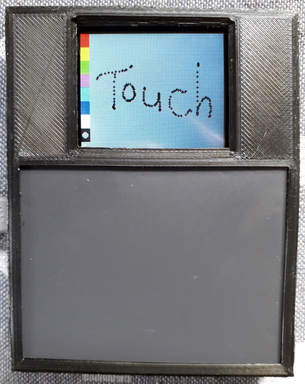 Touchpad drawing toy