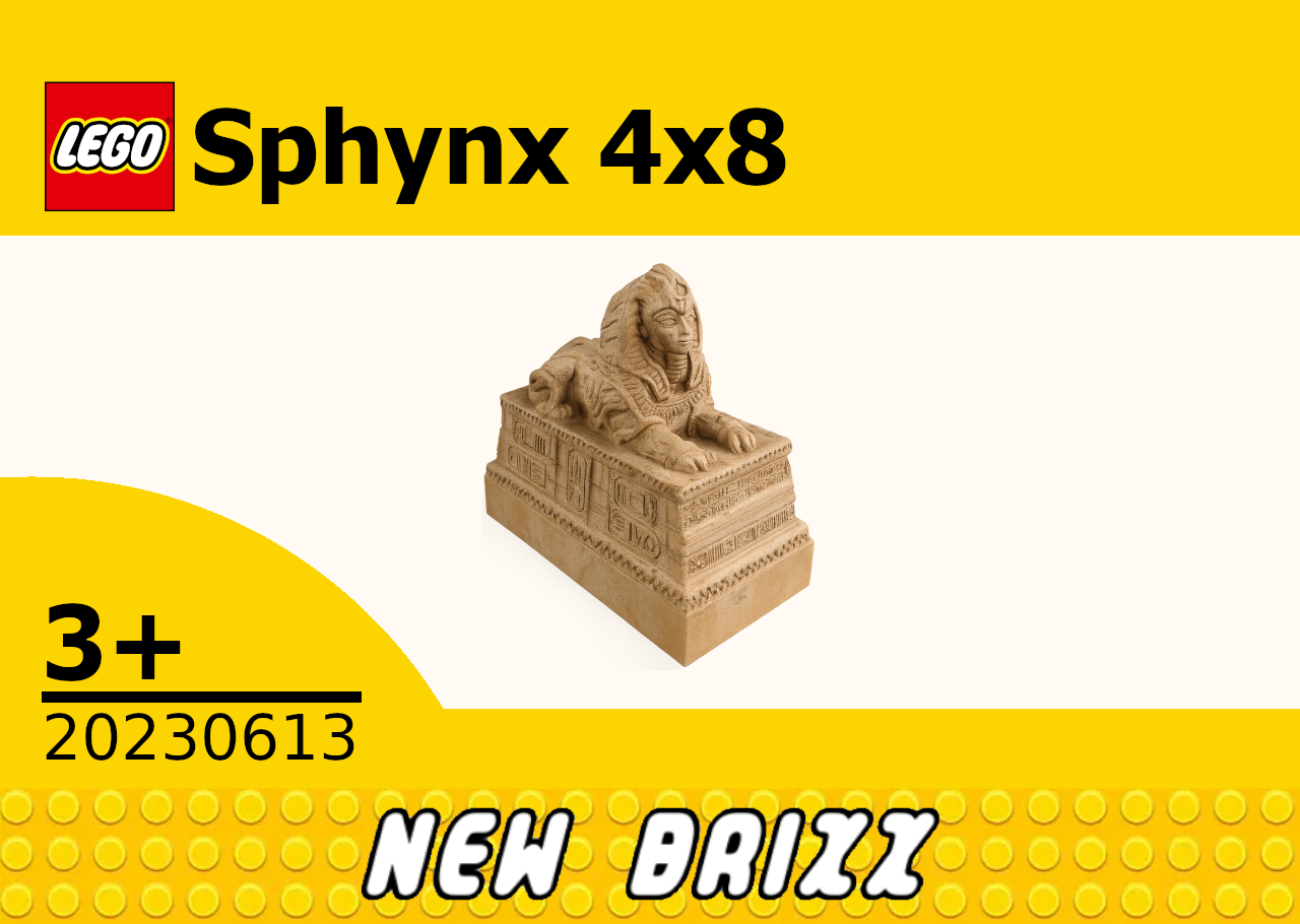 [L3go] new Brixx - Sphynx - 4x8
