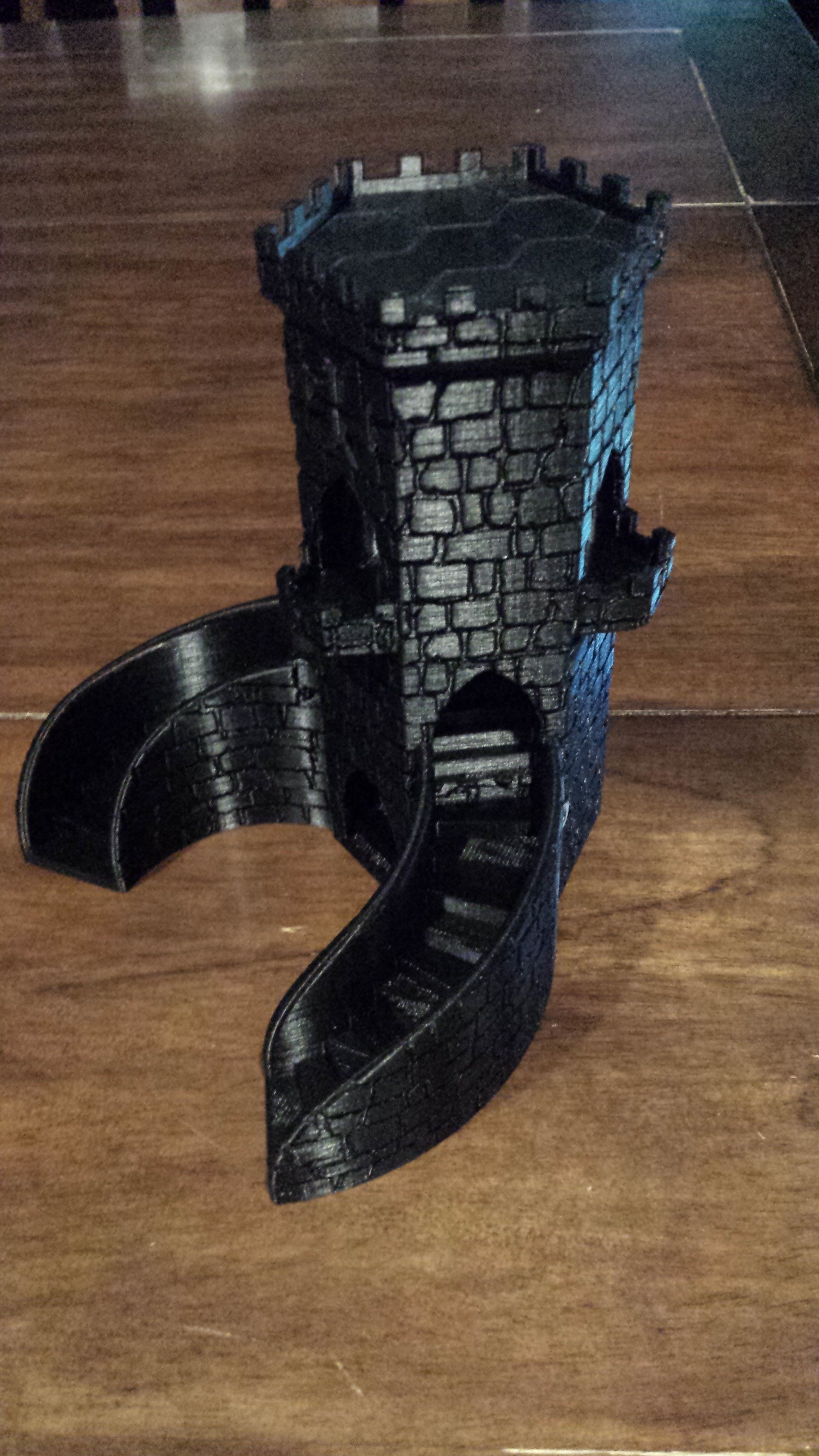 Three-path Dice Tower V.2